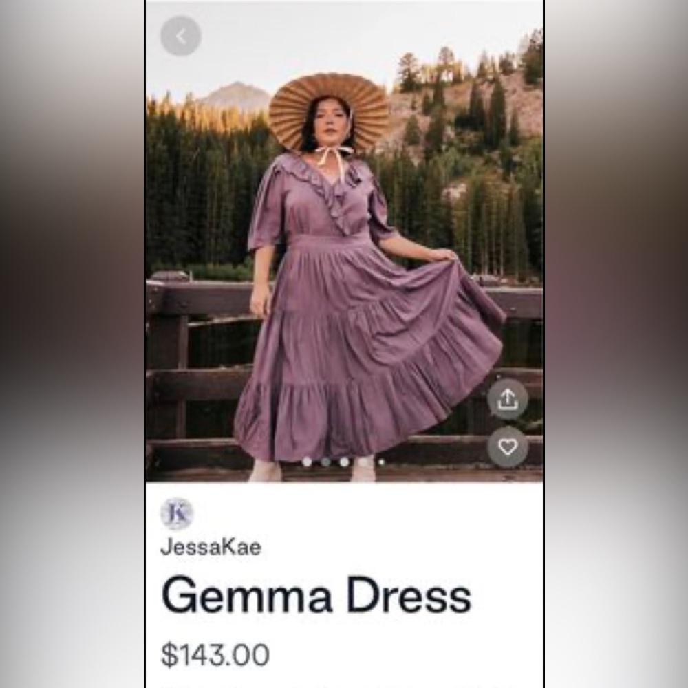 JessaKae “Gemma” dress 2X NWT